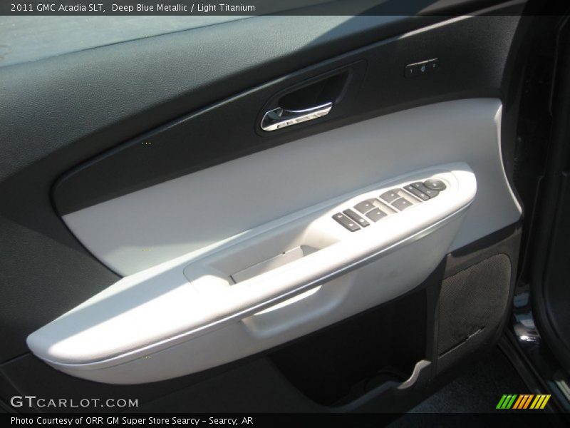 Deep Blue Metallic / Light Titanium 2011 GMC Acadia SLT