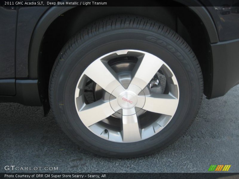 Deep Blue Metallic / Light Titanium 2011 GMC Acadia SLT