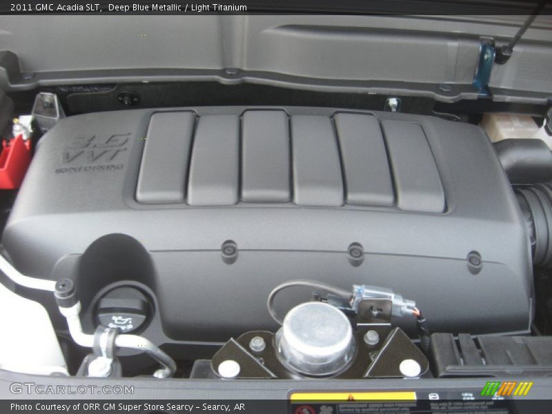 Deep Blue Metallic / Light Titanium 2011 GMC Acadia SLT