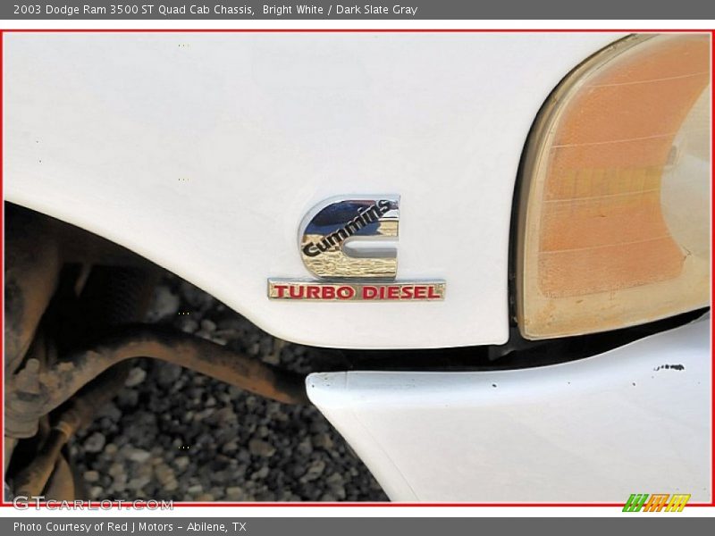  2003 Ram 3500 ST Quad Cab Chassis Logo