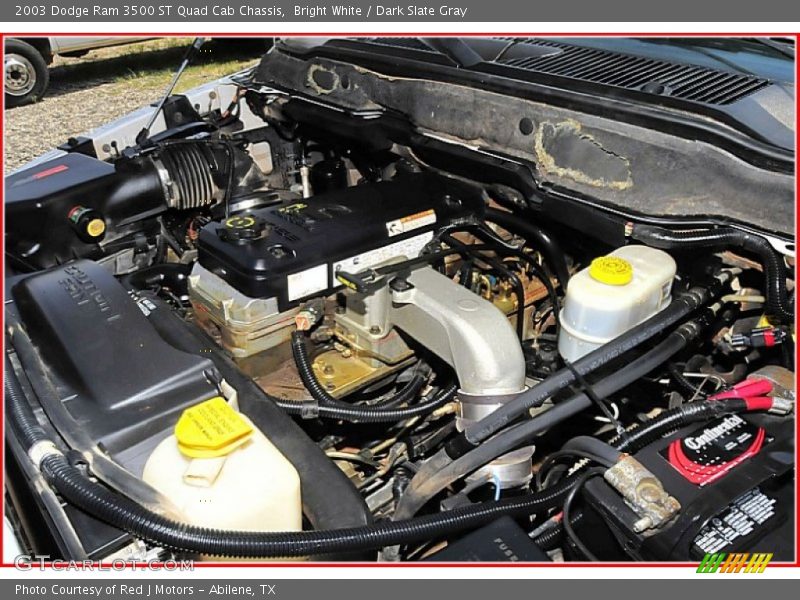  2003 Ram 3500 ST Quad Cab Chassis Engine - 5.9 Liter Cummins OHV 24-Valve Turbo-Diesel Inline 6 Cylinder