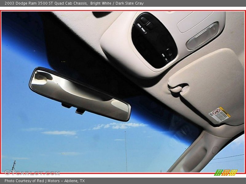 Bright White / Dark Slate Gray 2003 Dodge Ram 3500 ST Quad Cab Chassis