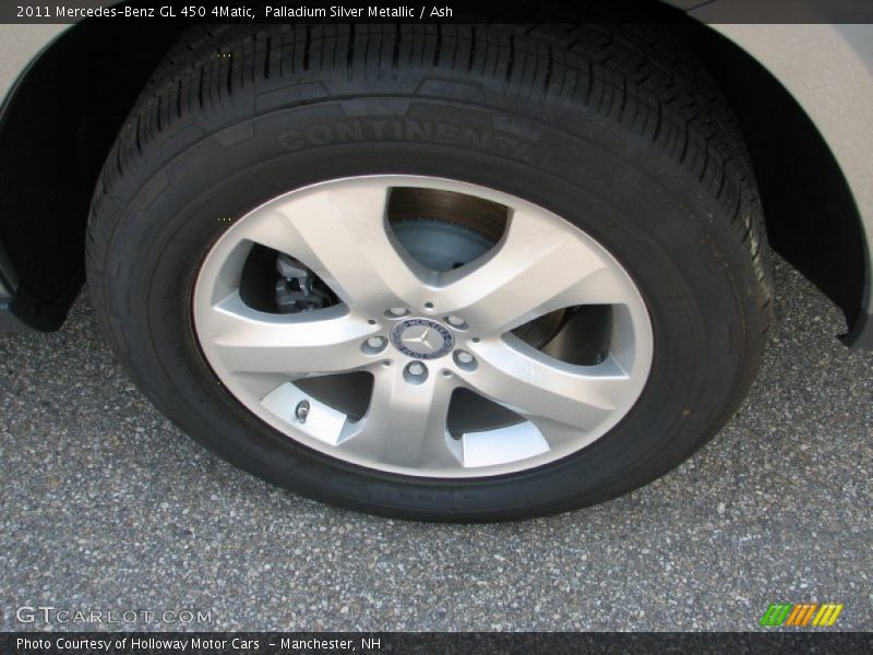 Palladium Silver Metallic / Ash 2011 Mercedes-Benz GL 450 4Matic