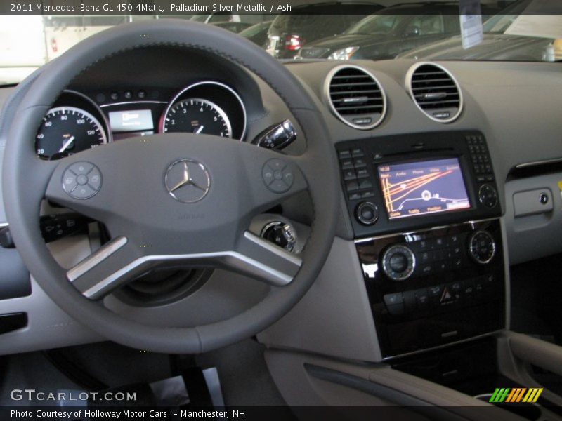 Palladium Silver Metallic / Ash 2011 Mercedes-Benz GL 450 4Matic