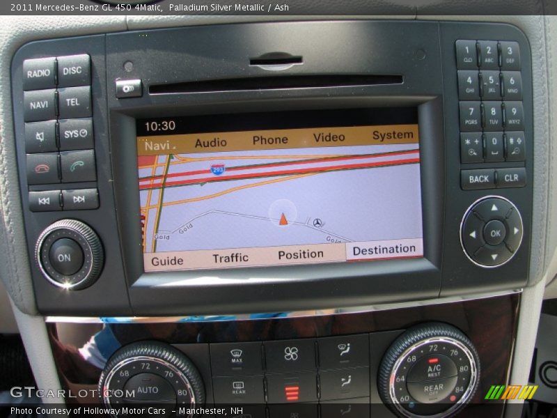 Palladium Silver Metallic / Ash 2011 Mercedes-Benz GL 450 4Matic