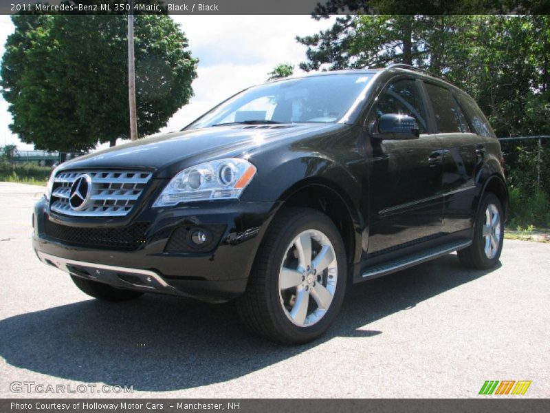 Black / Black 2011 Mercedes-Benz ML 350 4Matic