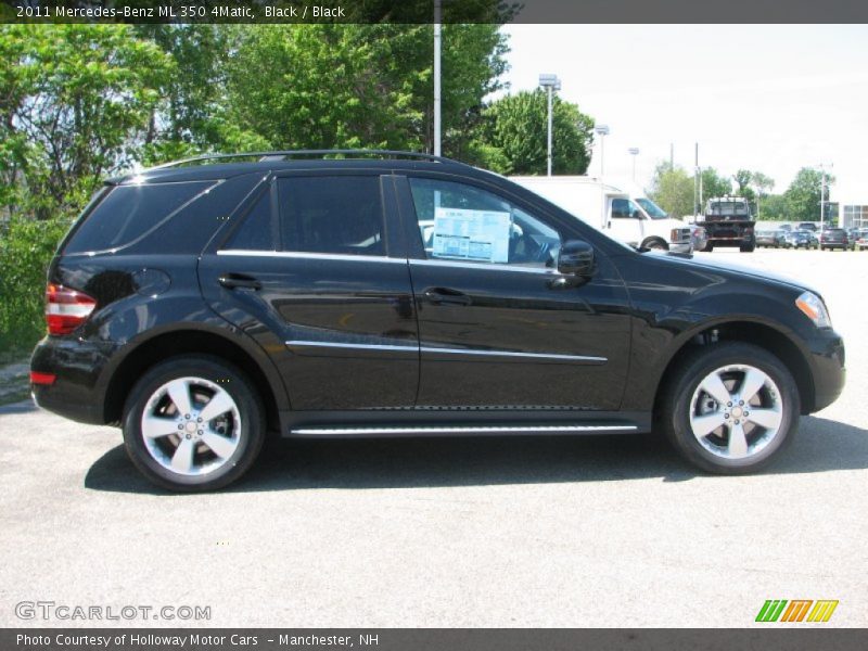 Black / Black 2011 Mercedes-Benz ML 350 4Matic