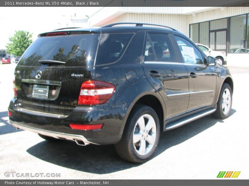 Black / Black 2011 Mercedes-Benz ML 350 4Matic