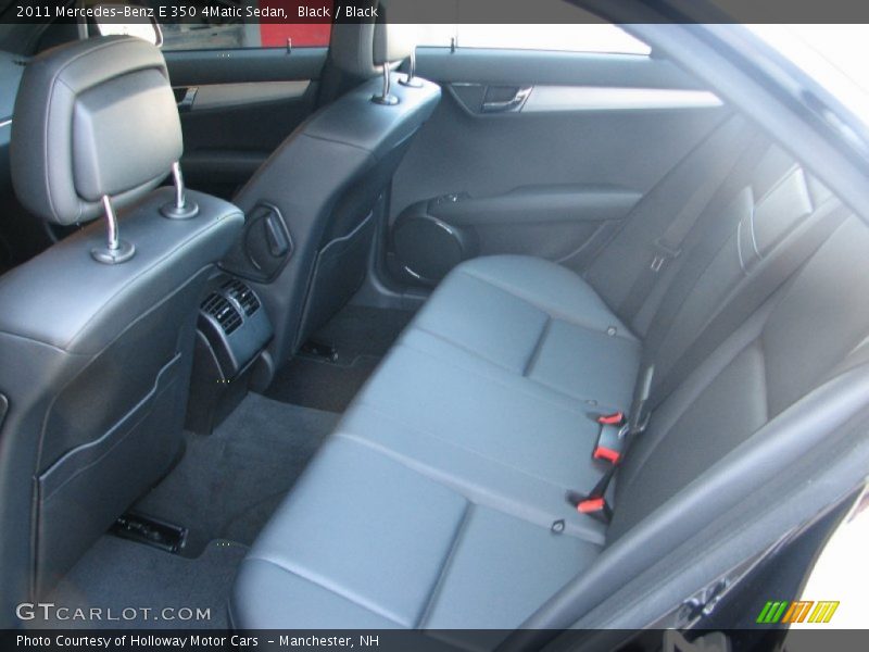 Black / Black 2011 Mercedes-Benz E 350 4Matic Sedan