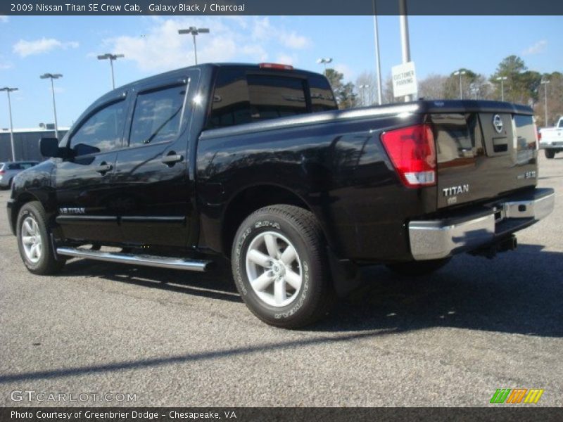 Galaxy Black / Charcoal 2009 Nissan Titan SE Crew Cab