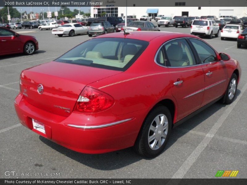 Red Jewel Tintcoat / Neutral 2008 Buick LaCrosse CX