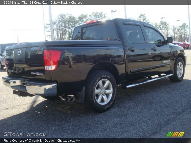 Galaxy Black / Charcoal 2009 Nissan Titan SE Crew Cab