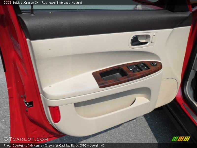 Red Jewel Tintcoat / Neutral 2008 Buick LaCrosse CX