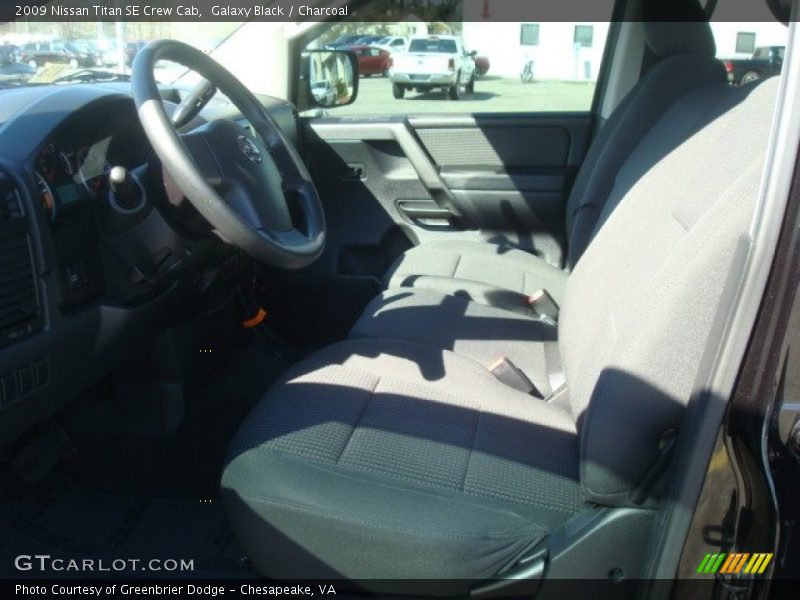 Galaxy Black / Charcoal 2009 Nissan Titan SE Crew Cab