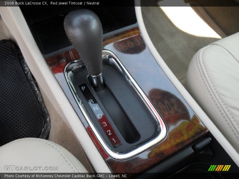 Red Jewel Tintcoat / Neutral 2008 Buick LaCrosse CX