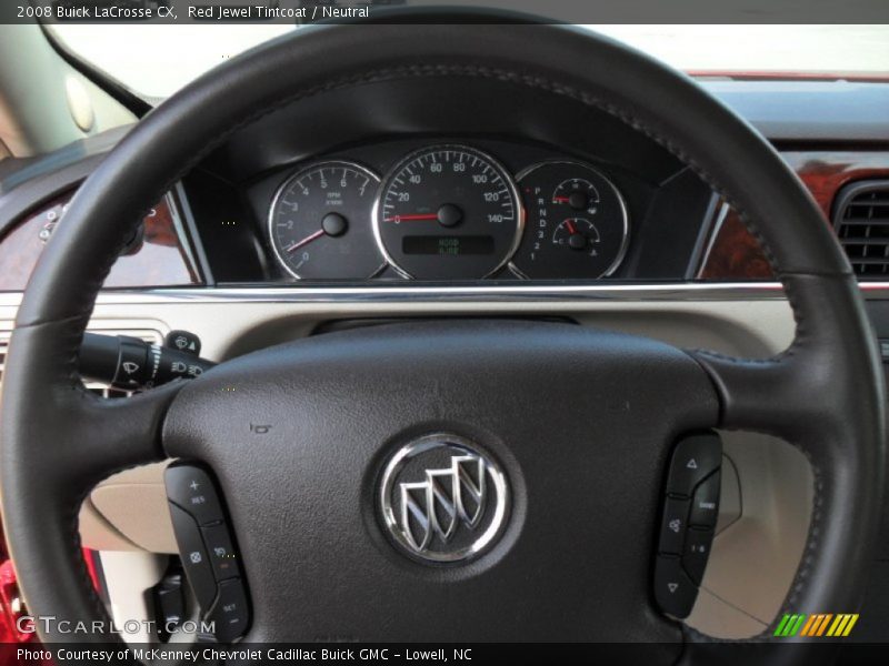 Red Jewel Tintcoat / Neutral 2008 Buick LaCrosse CX