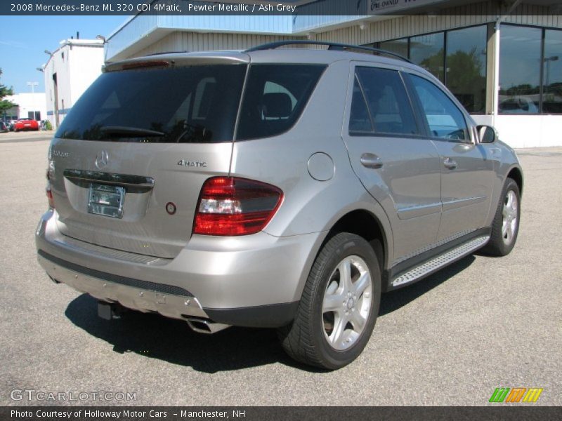 Pewter Metallic / Ash Grey 2008 Mercedes-Benz ML 320 CDI 4Matic