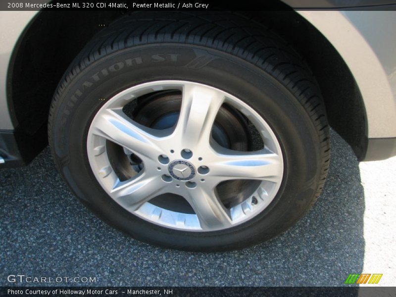 Pewter Metallic / Ash Grey 2008 Mercedes-Benz ML 320 CDI 4Matic