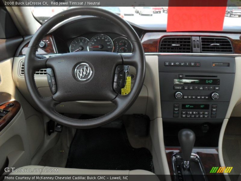 Red Jewel Tintcoat / Neutral 2008 Buick LaCrosse CX