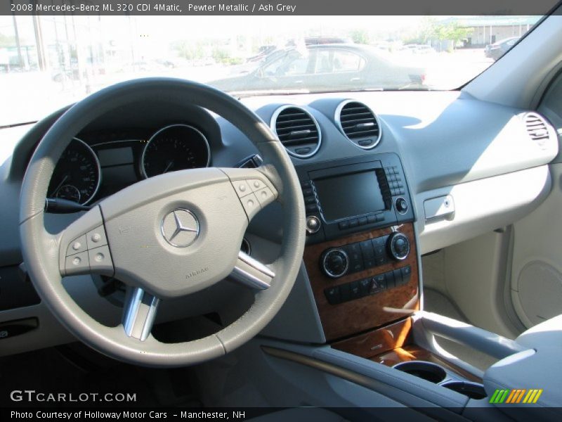 Pewter Metallic / Ash Grey 2008 Mercedes-Benz ML 320 CDI 4Matic