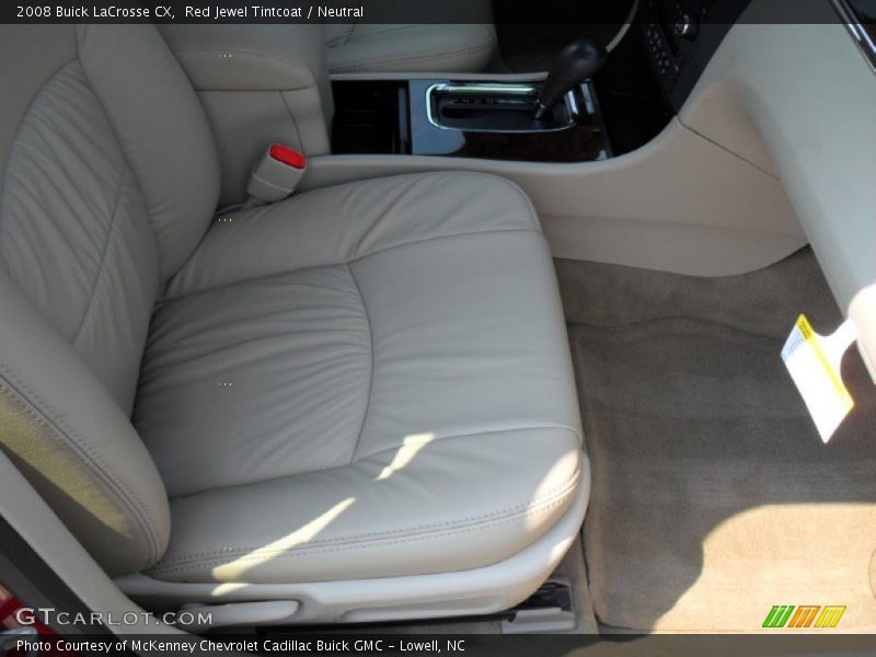 Red Jewel Tintcoat / Neutral 2008 Buick LaCrosse CX