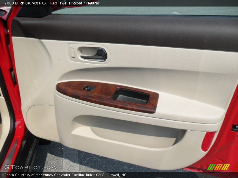 Red Jewel Tintcoat / Neutral 2008 Buick LaCrosse CX