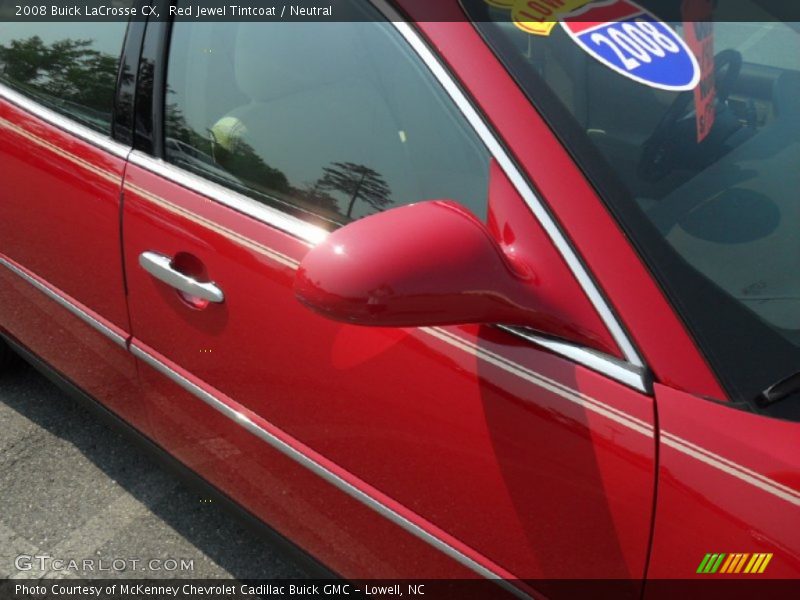 Red Jewel Tintcoat / Neutral 2008 Buick LaCrosse CX