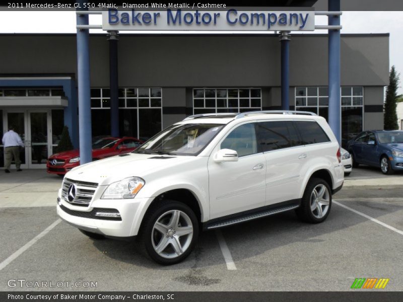 Diamond White Metallic / Cashmere 2011 Mercedes-Benz GL 550 4Matic