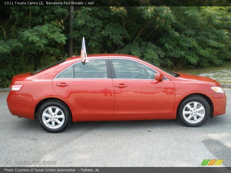 Barcelona Red Metallic / Ash 2011 Toyota Camry LE