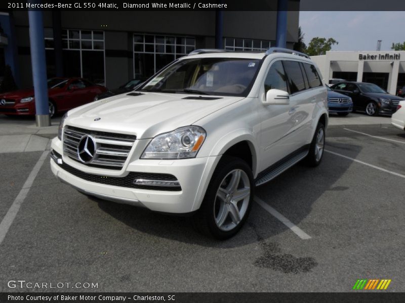 Diamond White Metallic / Cashmere 2011 Mercedes-Benz GL 550 4Matic