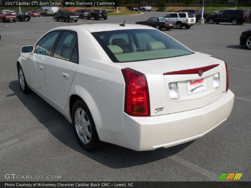 White Diamond / Cashmere 2007 Cadillac CTS Sport Sedan