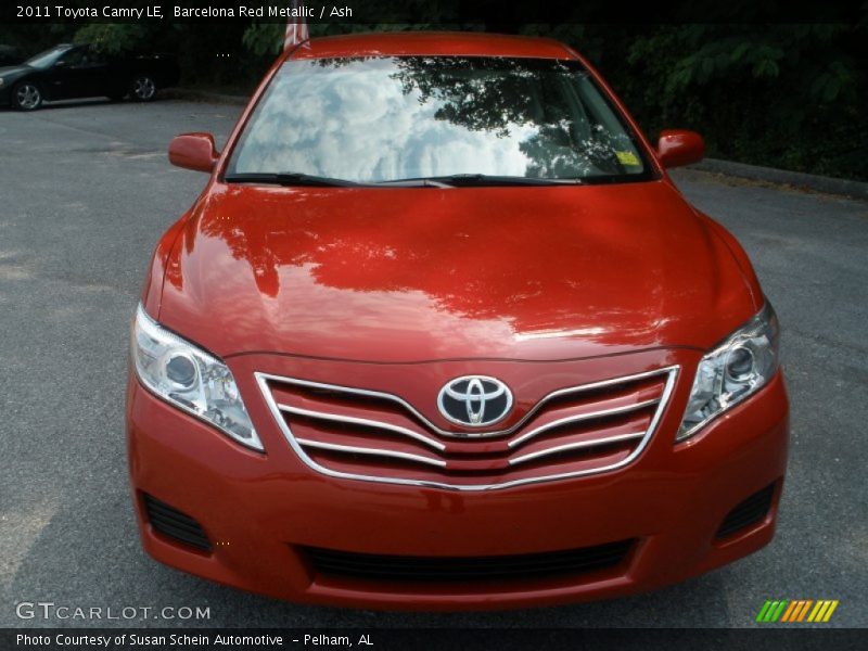 Barcelona Red Metallic / Ash 2011 Toyota Camry LE