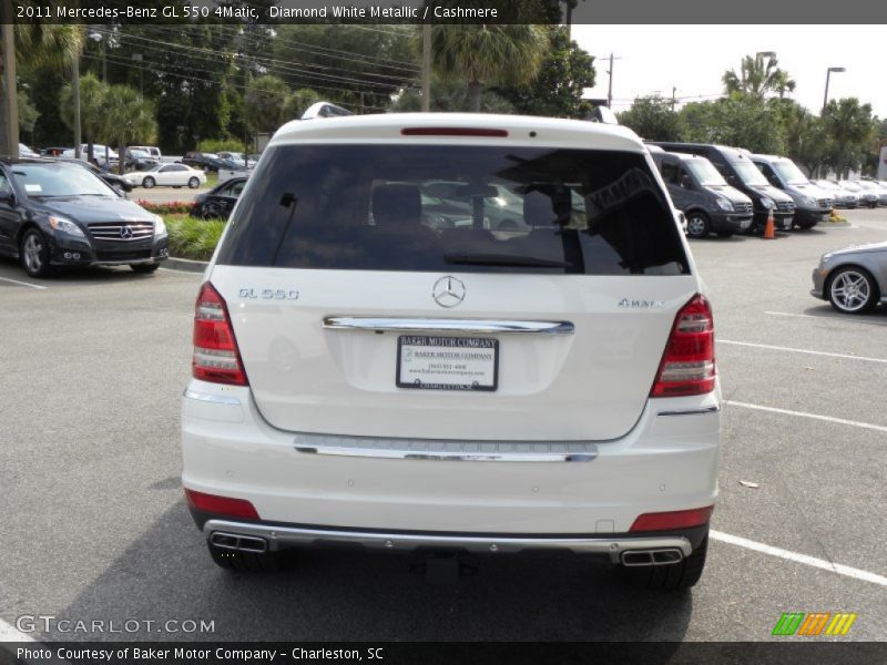 Diamond White Metallic / Cashmere 2011 Mercedes-Benz GL 550 4Matic