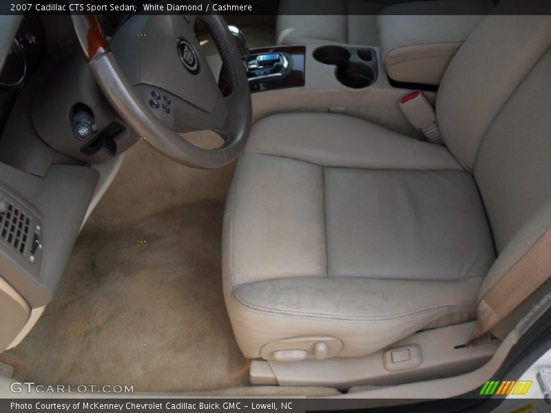White Diamond / Cashmere 2007 Cadillac CTS Sport Sedan