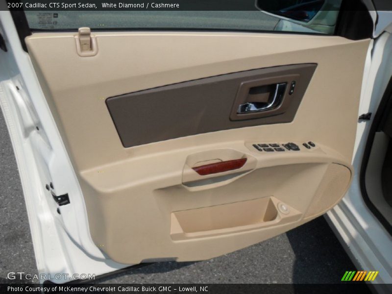White Diamond / Cashmere 2007 Cadillac CTS Sport Sedan
