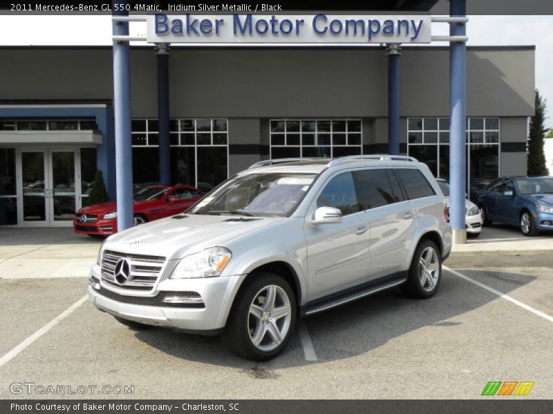 Iridium Silver Metallic / Black 2011 Mercedes-Benz GL 550 4Matic