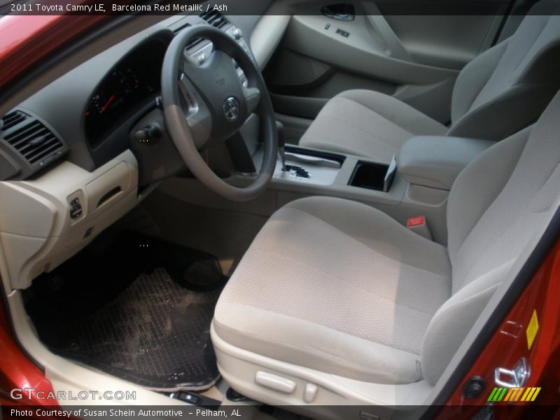 Barcelona Red Metallic / Ash 2011 Toyota Camry LE