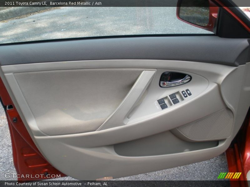 Barcelona Red Metallic / Ash 2011 Toyota Camry LE