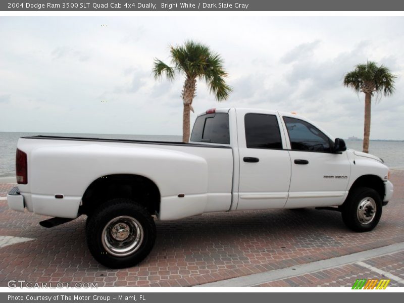 Bright White / Dark Slate Gray 2004 Dodge Ram 3500 SLT Quad Cab 4x4 Dually