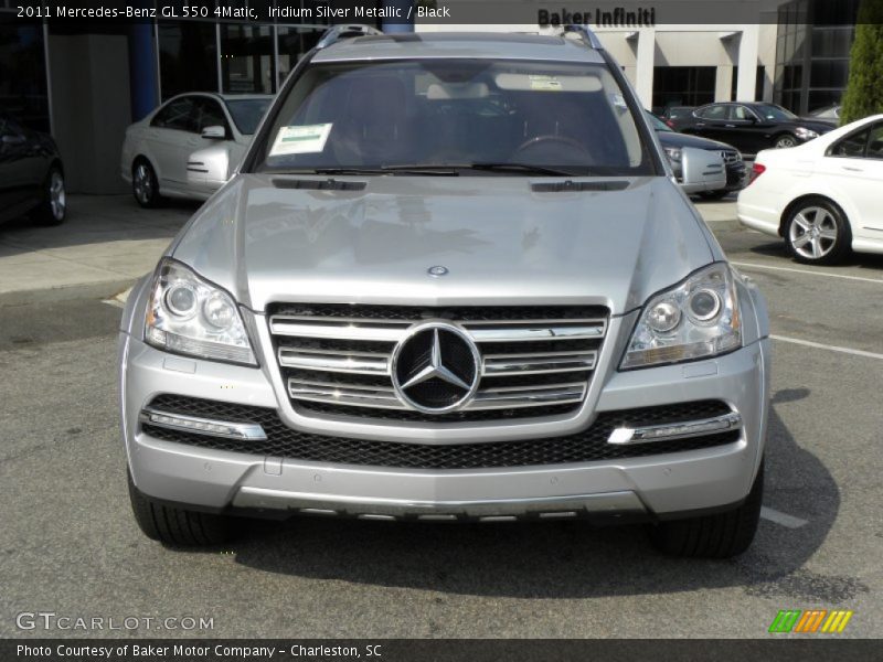 Iridium Silver Metallic / Black 2011 Mercedes-Benz GL 550 4Matic