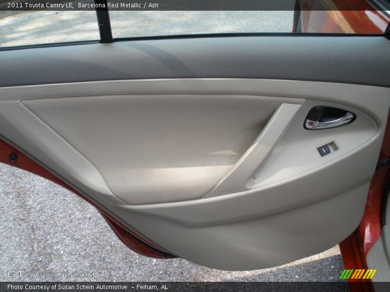 Barcelona Red Metallic / Ash 2011 Toyota Camry LE