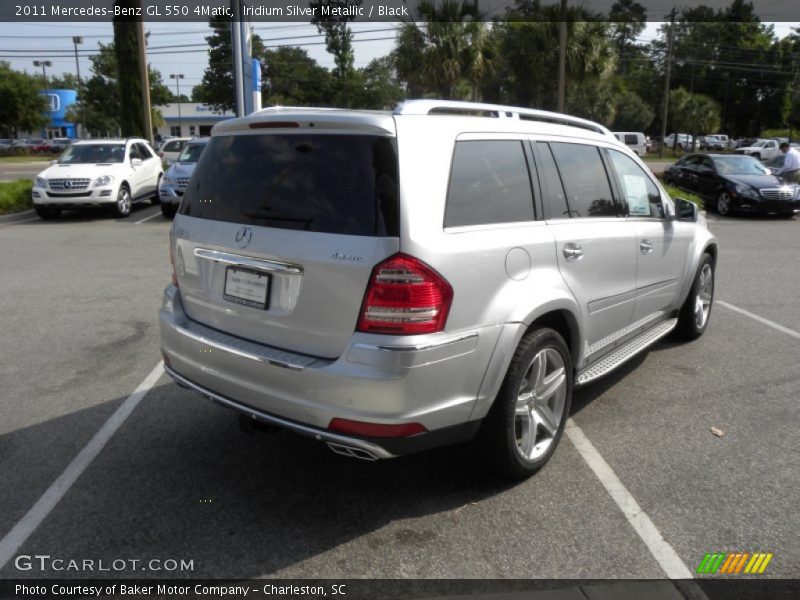 Iridium Silver Metallic / Black 2011 Mercedes-Benz GL 550 4Matic