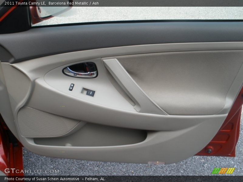 Barcelona Red Metallic / Ash 2011 Toyota Camry LE