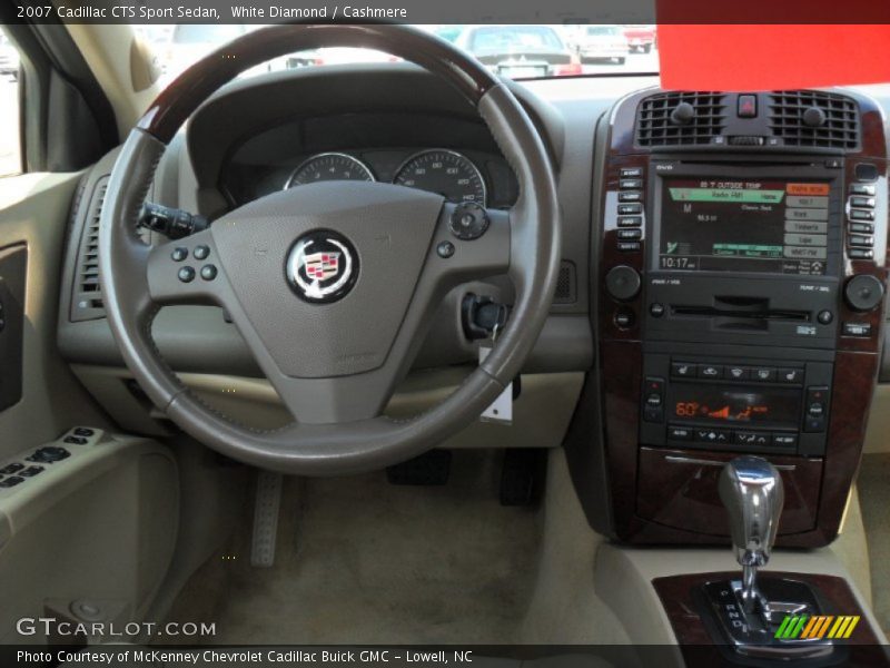 White Diamond / Cashmere 2007 Cadillac CTS Sport Sedan