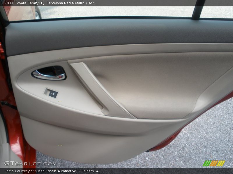 Barcelona Red Metallic / Ash 2011 Toyota Camry LE