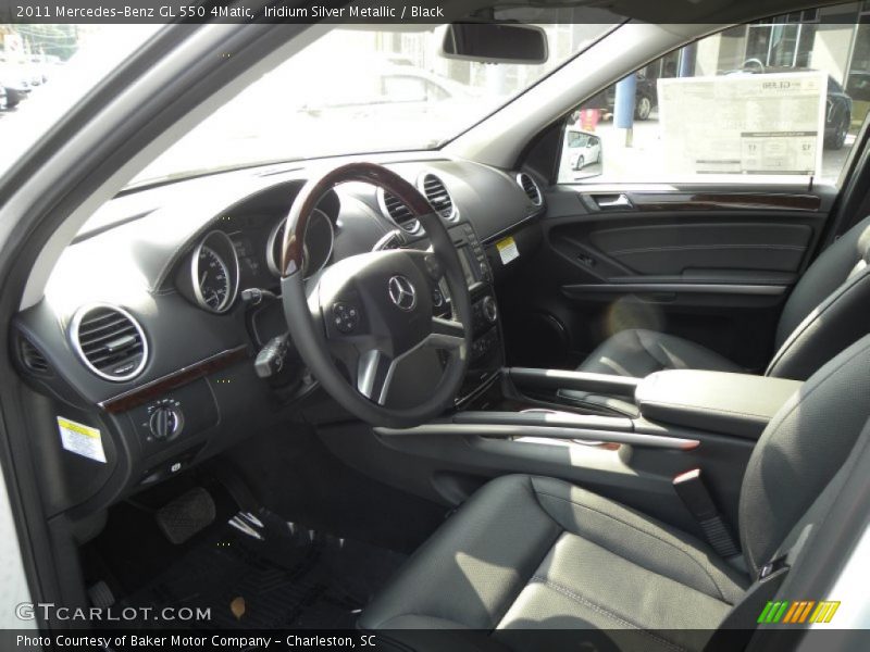 Iridium Silver Metallic / Black 2011 Mercedes-Benz GL 550 4Matic