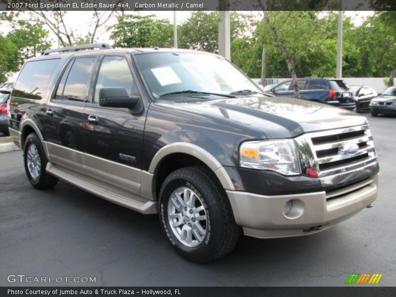 Carbon Metallic / Camel 2007 Ford Expedition EL Eddie Bauer 4x4