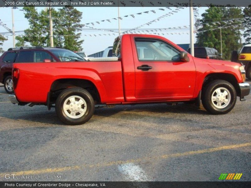 Fire Red / Dark Pewter 2006 GMC Canyon SL Regular Cab