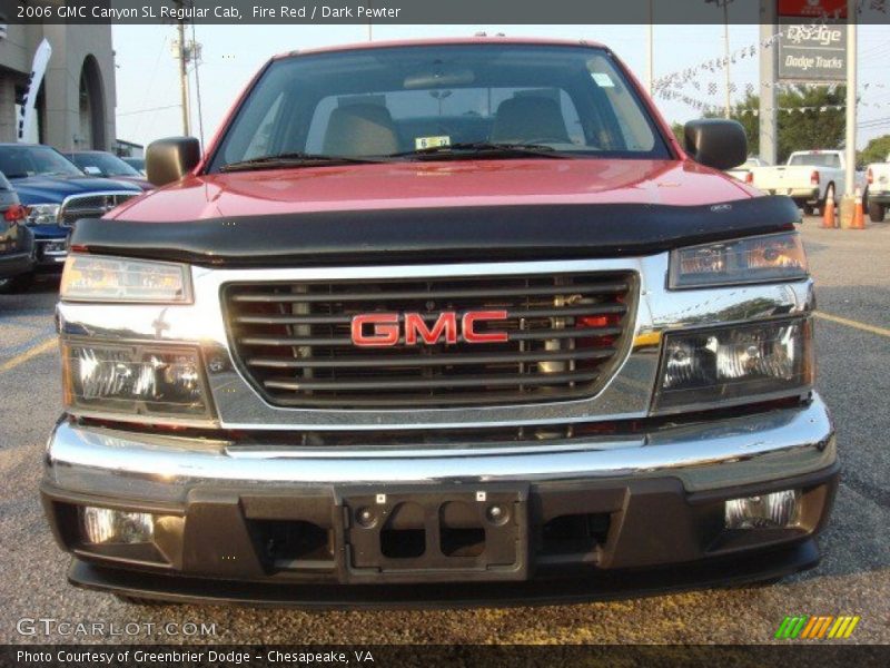 Fire Red / Dark Pewter 2006 GMC Canyon SL Regular Cab
