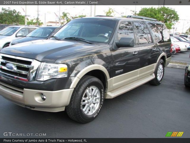 Carbon Metallic / Camel 2007 Ford Expedition EL Eddie Bauer 4x4
